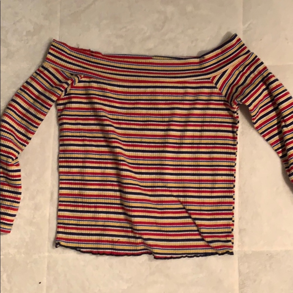 Rainbow stripe shirt